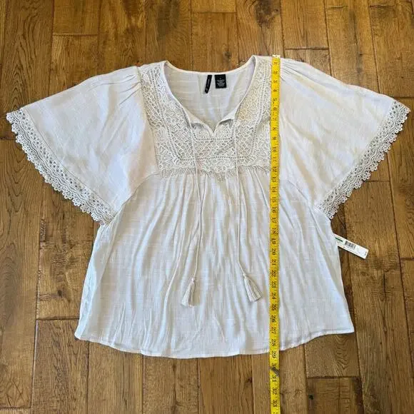 Lot of 3 Womens New Directions Wide-Leg Stretch Palazzo Pants and Blouse Sz L - Picture 4 of 13